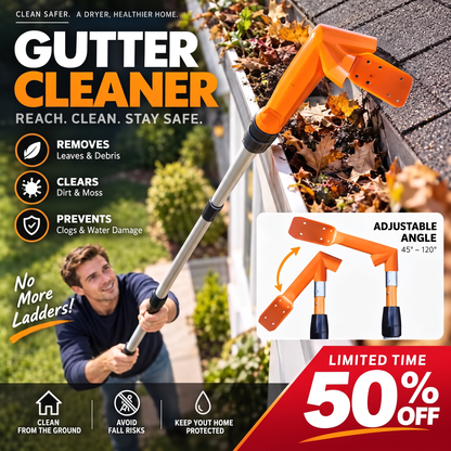 🔧 ✨ No-Climb Gutter Cleaning Tool