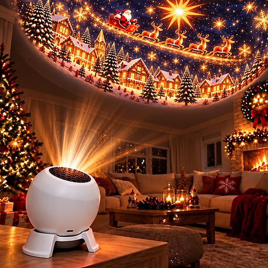🎅 Turn Any Room Into a Christmas Wonderland – Holiday Projection Night Light